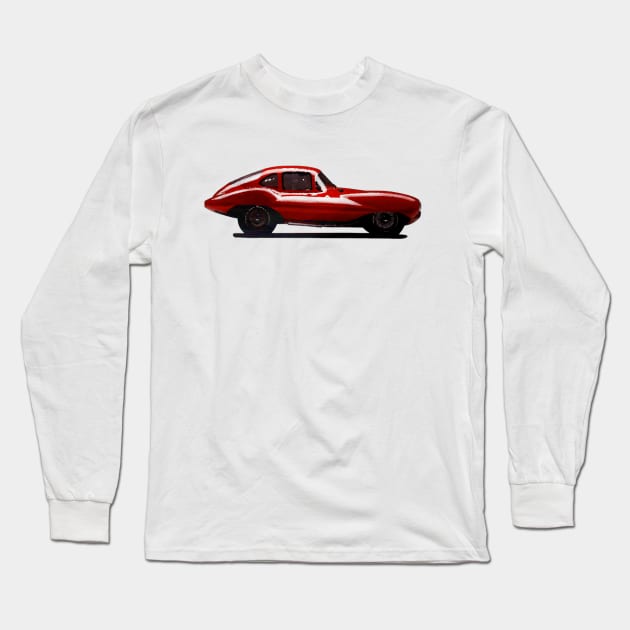 Vintage Alfa Romeo in Watercolor Long Sleeve T-Shirt by thelazypigeon